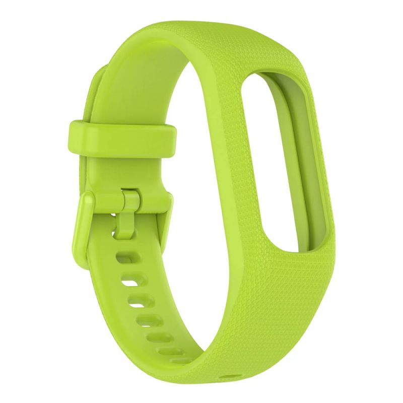 Silicone Strap for Garmin vívosmart®5 L-6.8"-9.4"(132mm) (Light Green)