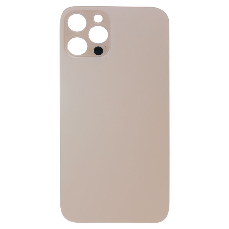 Back Glass Cover for iPhone 12 Pro (for iPhone/Large Camera Hole) - Gold