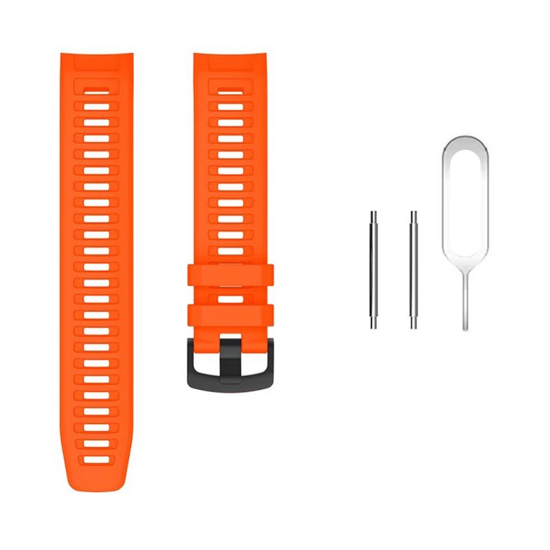 Silicone Strap for Garmin Instinct 2(Orange)