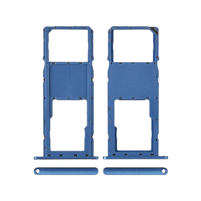 Sim Card Tray and MicroSD Card Tray for Samsung Galaxy A01 (A015/2020)(Blue)