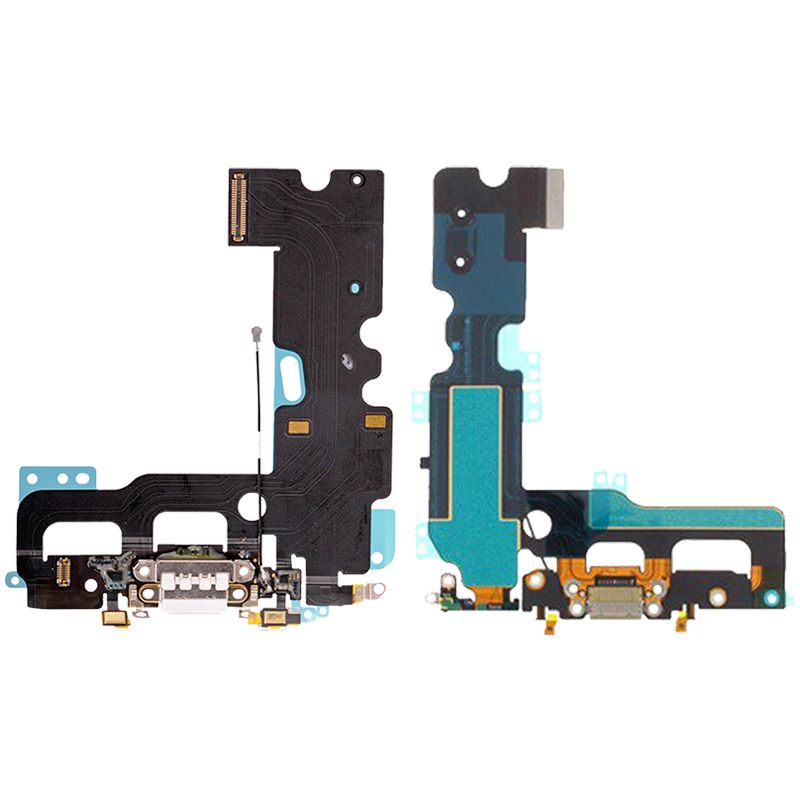 Charging Port Flex Cable(With Mic,Antenna) for iPhone 7 Plus(Silver)