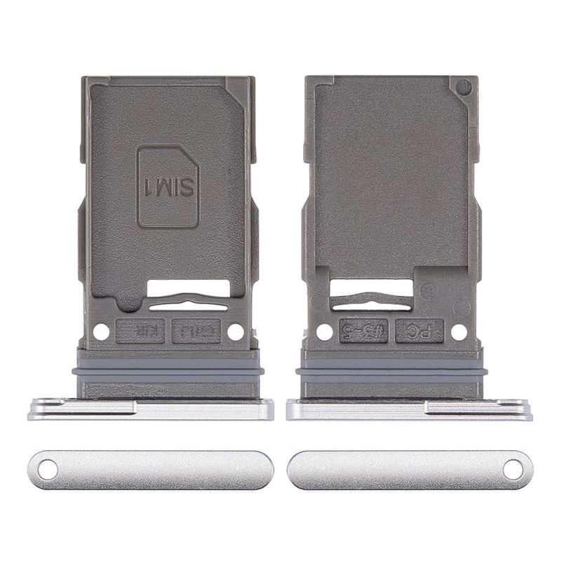 Single Sim Card Tray for Samsung Galaxy S21 FE 5G (Silver)