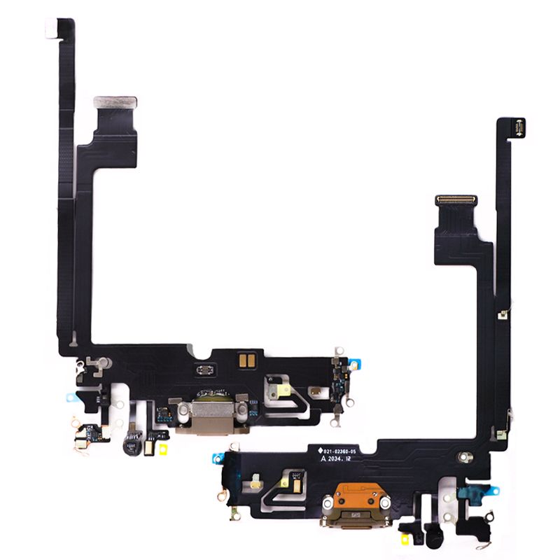 Charging Port Flex Cable for iPhone 12 Pro Max(Gold)