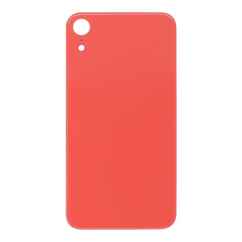 Back Glass Cover for iPhone XR (for iPhone/Large Camera Hole) - Coral