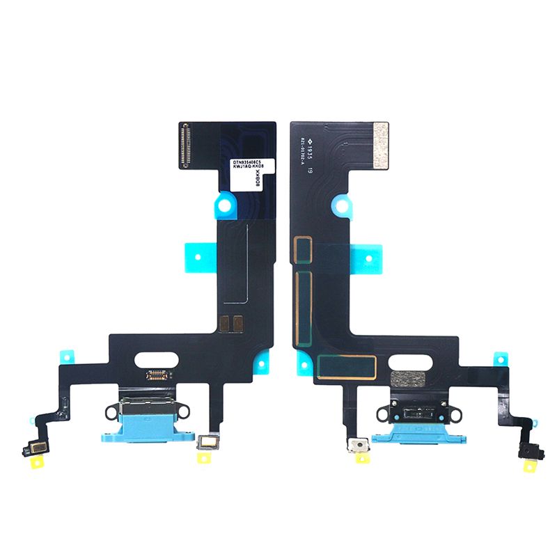 Charging Port Flex Cable(With Mic,Antenna) for iPhone XR(Blue)