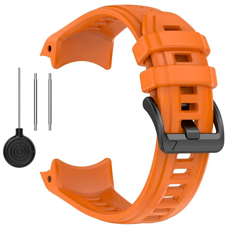 Silicone Strap for Garmin Instinct 3(45mm)(Orange)