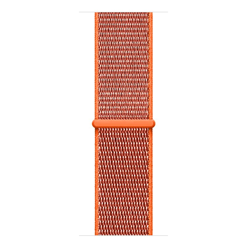 Woven nylon strap for iwatch42/44/45/49mm(Spicy Orange)