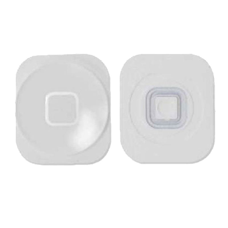 Home Button with Flex Cable  and Rubber Gasket for iPhone 5(White)