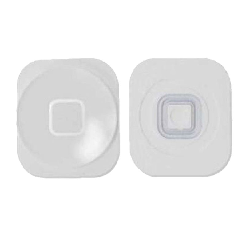 Home Button with Flex Cable and Rubber Gasket for iPhone 5(White)