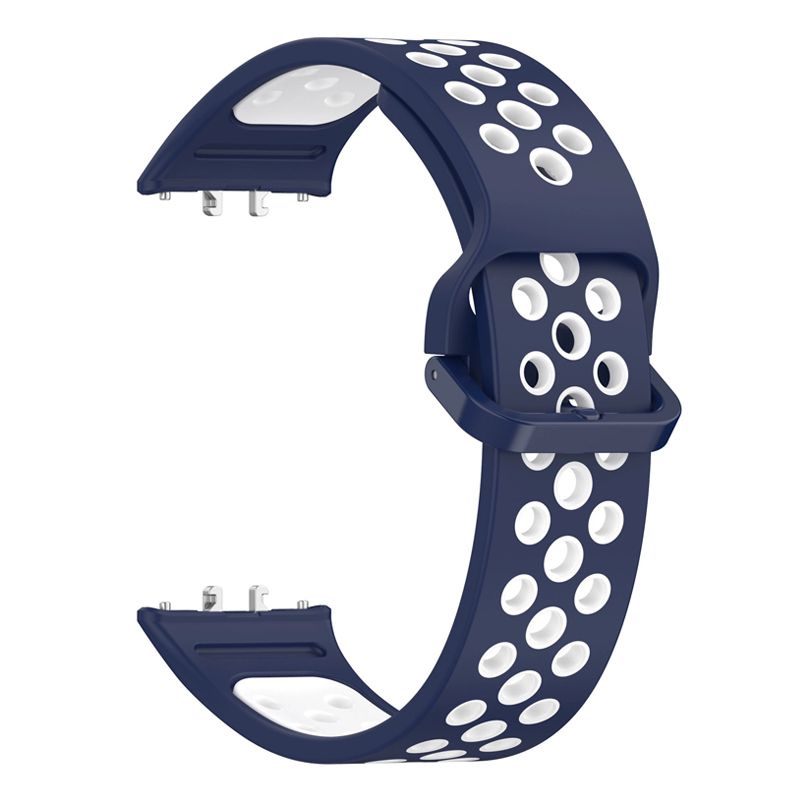 Silicone Strap for Samsung Fit 3(Blue White)