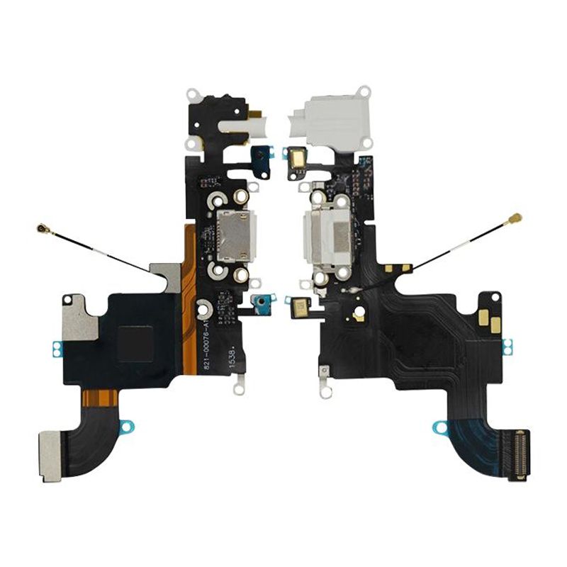 Charging Port Flex Cable(With Mic,Headphone Jack,Antenna) for iPhone 6S(White)