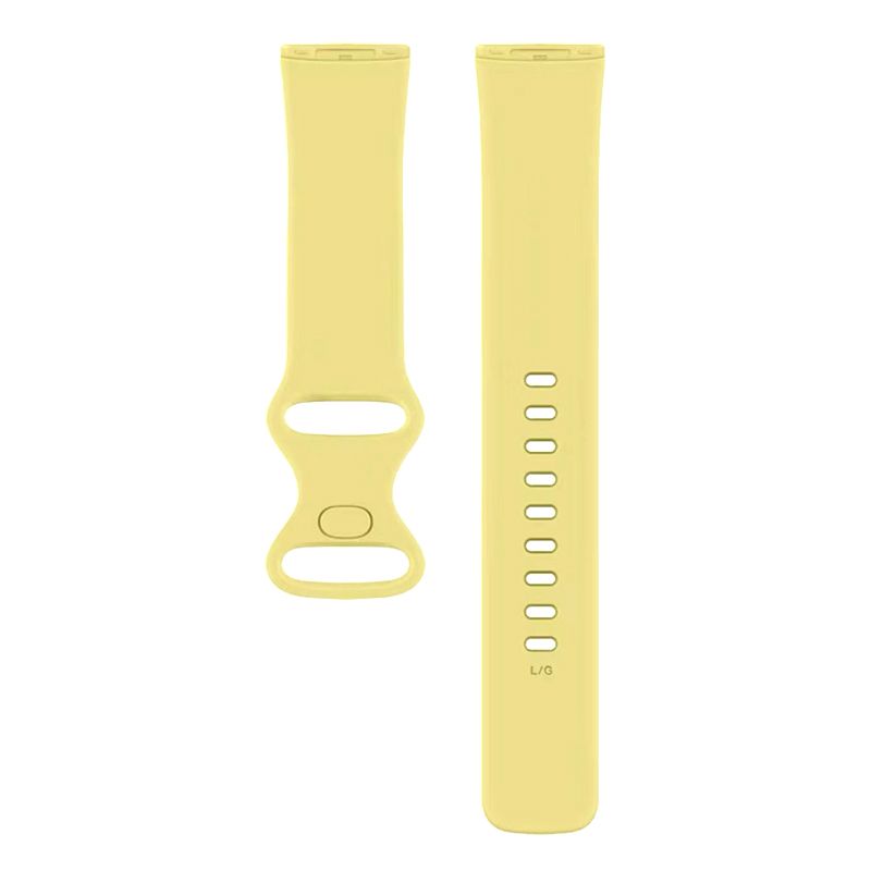 Silicone Strap for Fitbit Versa 3(100 140mm)(Milk Yellow)