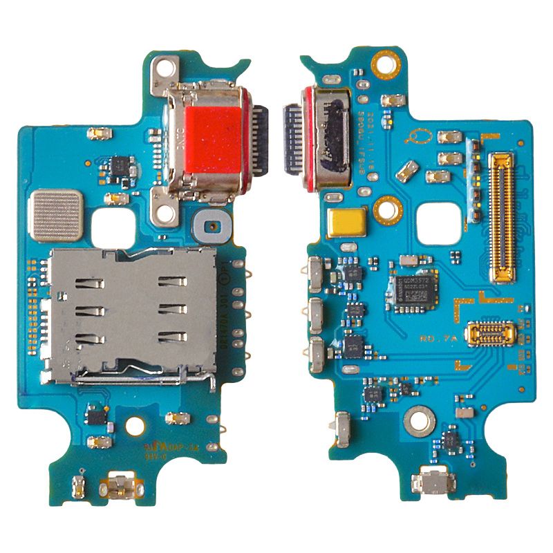 Charging Port Board With Sim Card Reader for Samsung Galaxy S22 Plus 5G (S906U) (North American Version)