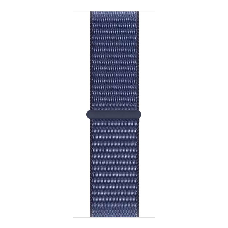 Woven nylon strap for iwatch42/44/45/49mm(Midnight Blue)