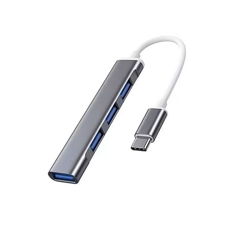 USB C Hub With 4 Port USB 3.0 and 0.65ft Extended Cable