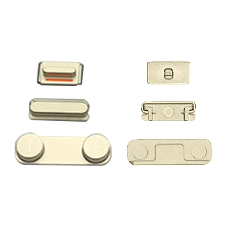 Hard Buttons(Power/Volume/Vibrator) for iPhone 5S(Gold)