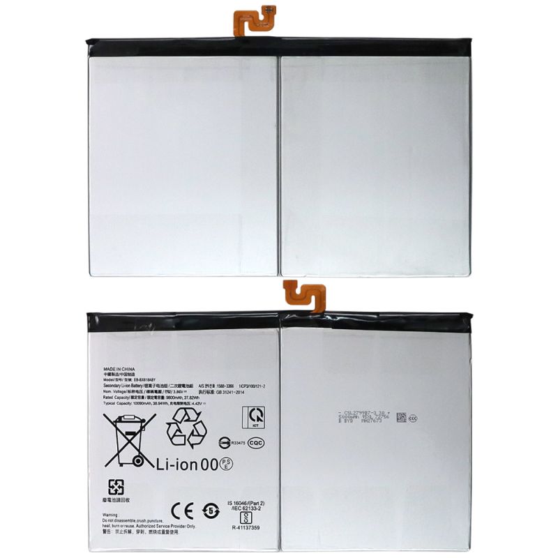 Battery for Samsung Galaxy Tab S9+ 5G 3.86V 9800mAh(EB-BX818ABY)