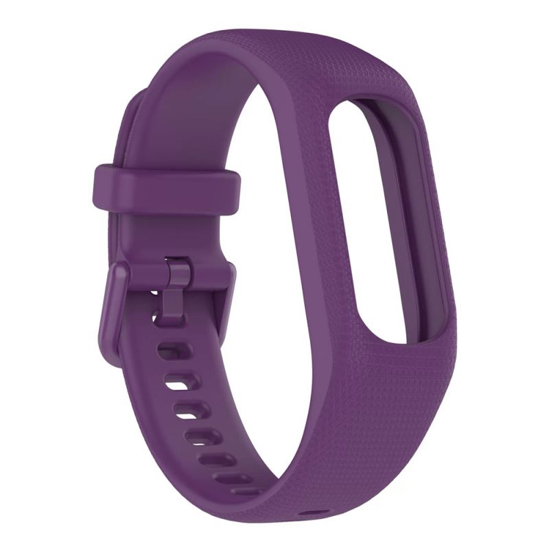 Silicone Strap for Garmin vívosmart®5 L-6.8"-9.4"(132mm)(Purple)