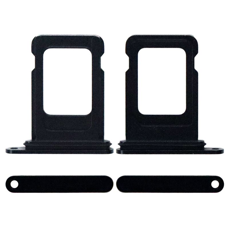 Single Sim Card Tray for iPhone 14/14 Plus(Black)