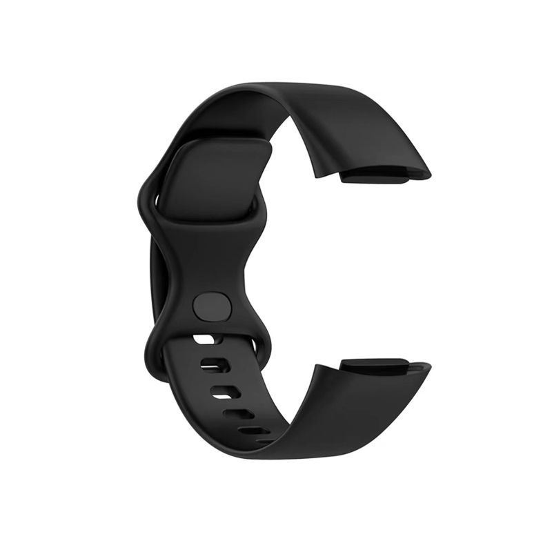 Silicone Strap for Fitbit Charge5(103 108mm)(Black)