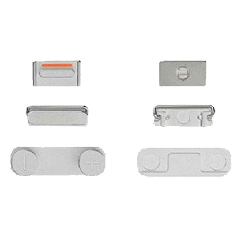 Hard Buttons(Power/Volume/Vibrator) for iPhone 5(Silver)