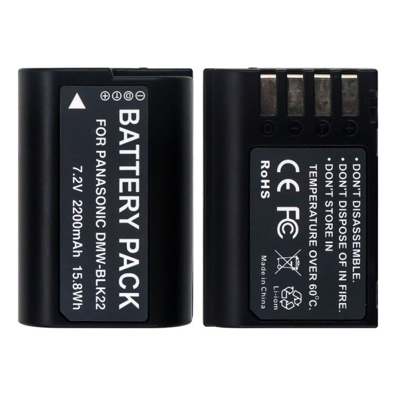 Battery for Panasonic Cameras (BLK22)(7.2V 2200mAh)