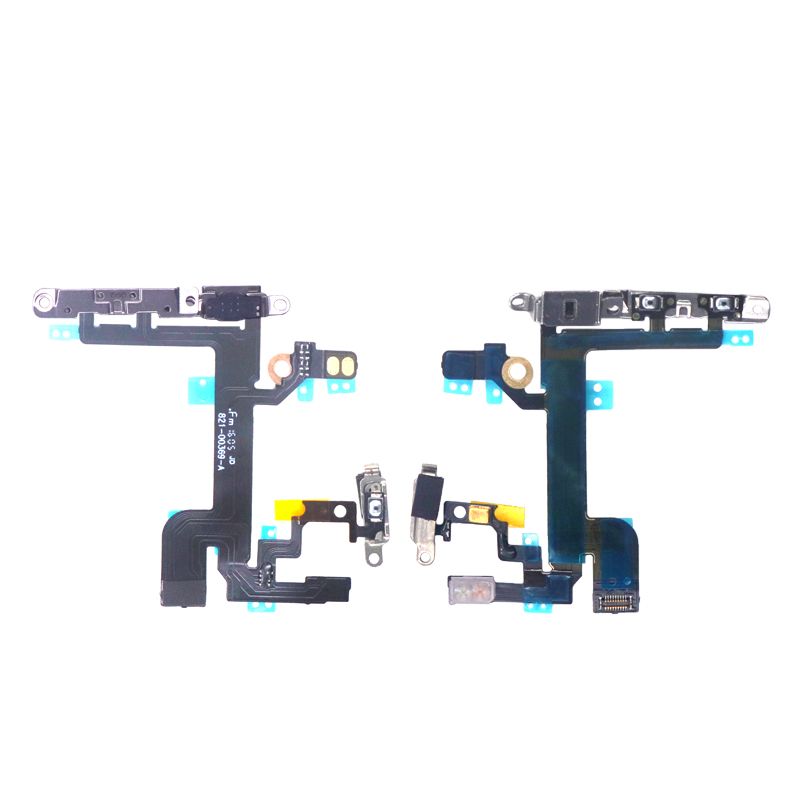 Power and Volume Flex Cable with Metal Plate for iPhone SE(2016)