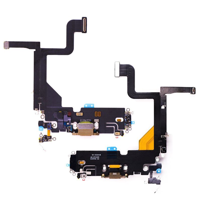 Charging Port Flex Cable for iPhone 13 Pro (Gold)