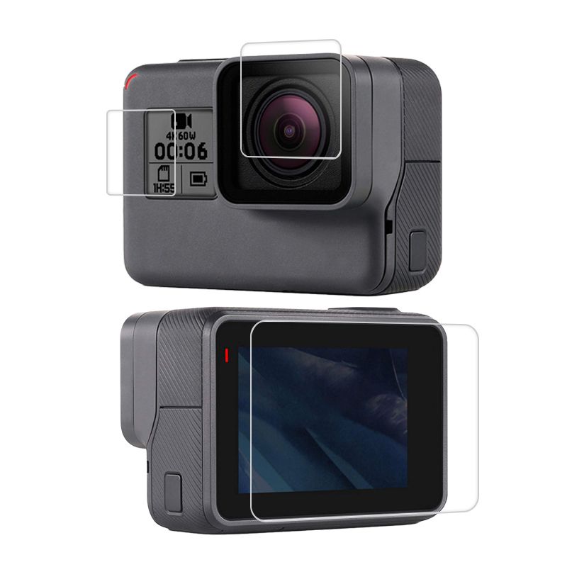 Regular Tempered Glass for GoPro Hero 6(LCD+Lens)