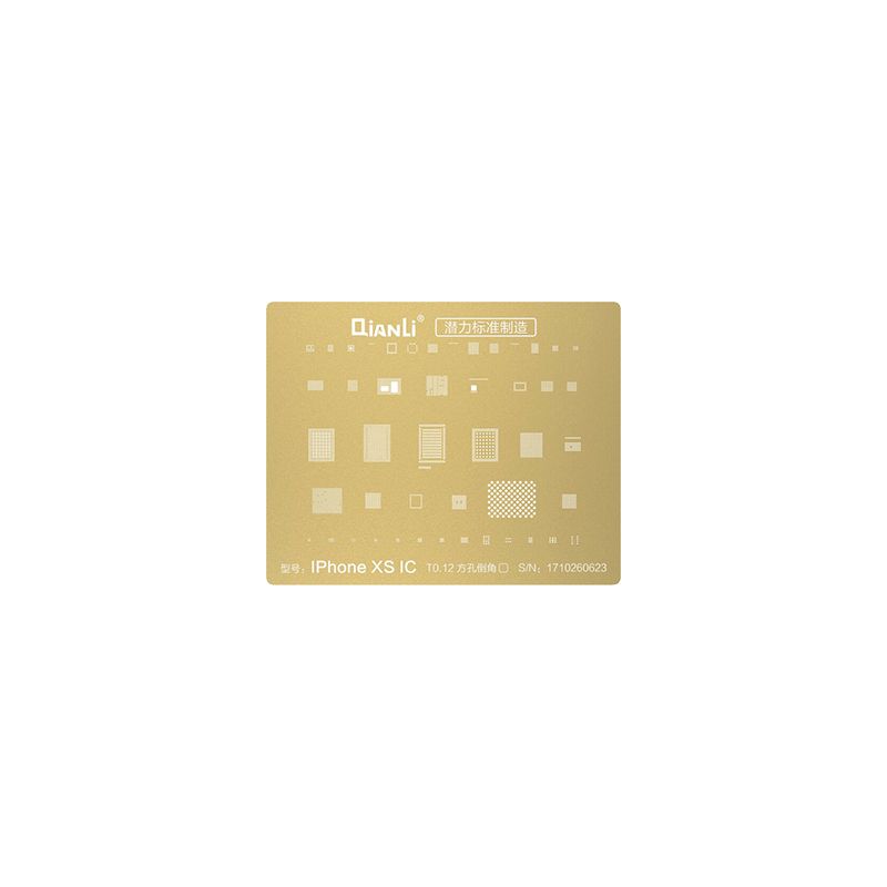 2D Reballing Golden Stencil for iPhone XS