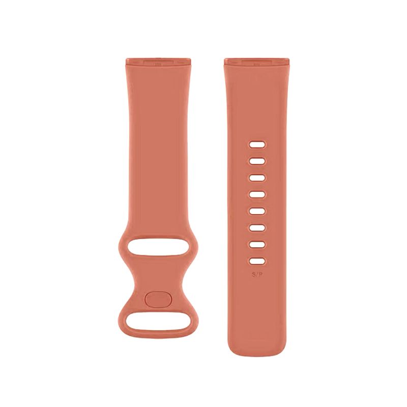 Silicone Strap for Fitbit Versa 3(100 102mm)(Peach Red)