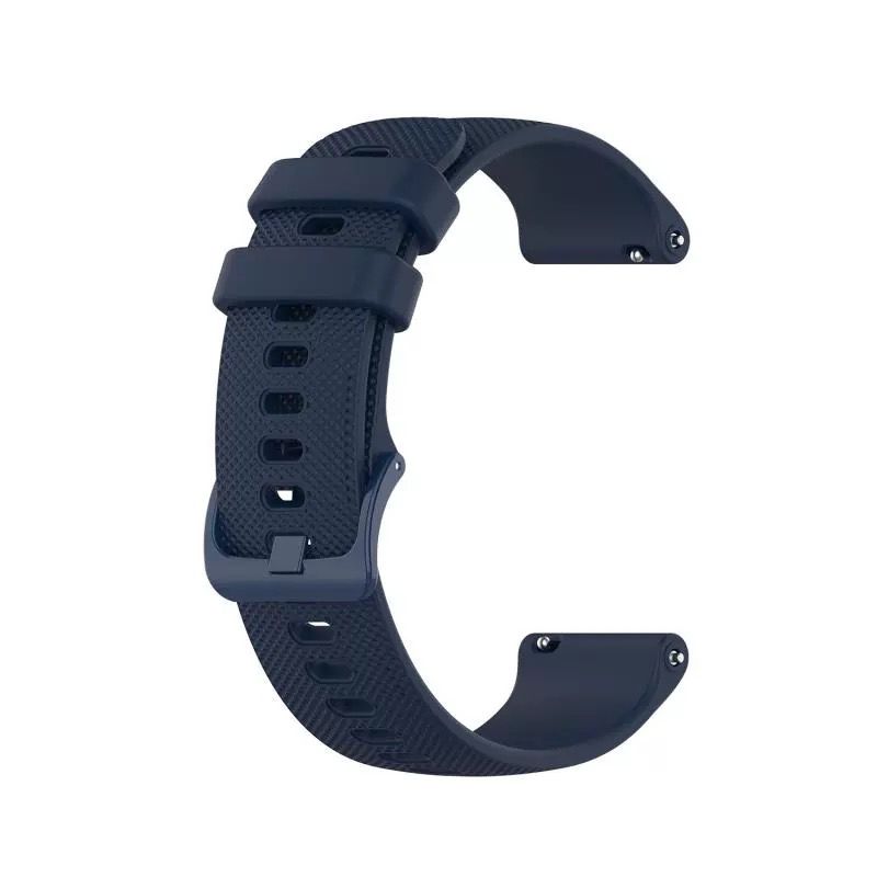 Silicone Strap for Garmin venu/Garmin venu sq/Garmin vivoactive 3 (20MM) (Army Blue)