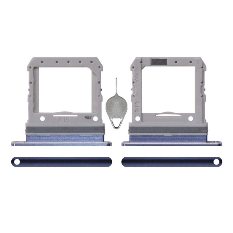 Sim Card Tray for Samsung Galaxy Z Flip1(With Card Needle)(Blue )