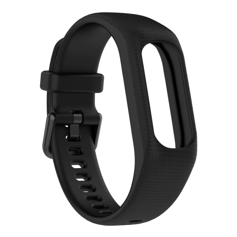 Silicone Strap for Garmin vívosmart®5 L-6.8"-9.4"(173mm-239mm)(Black)