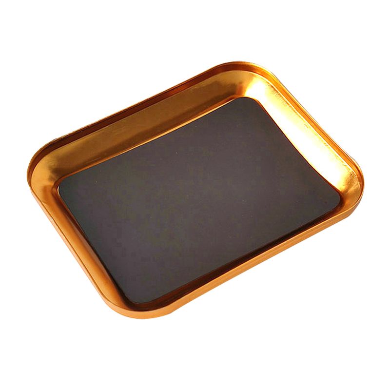 Metal Magnetic Screw Tray Plate(Gold)