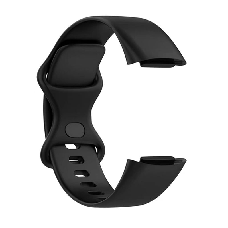 Silicone Strap for Fitbit Charge5 (103 145mm )(Black )