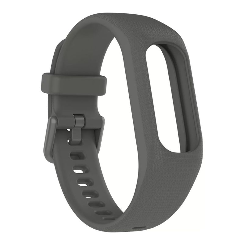 Silicone Strap for Garmin vívosmart®5 L-6.8"-9.4"(173mm-239mm)(Dark Grey)