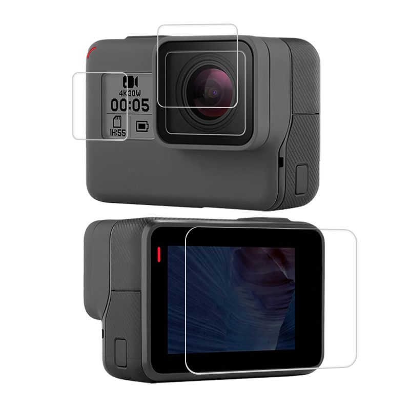 Regular Camera Tempered Glass for GoPro Hero 5(LCD+Lens)