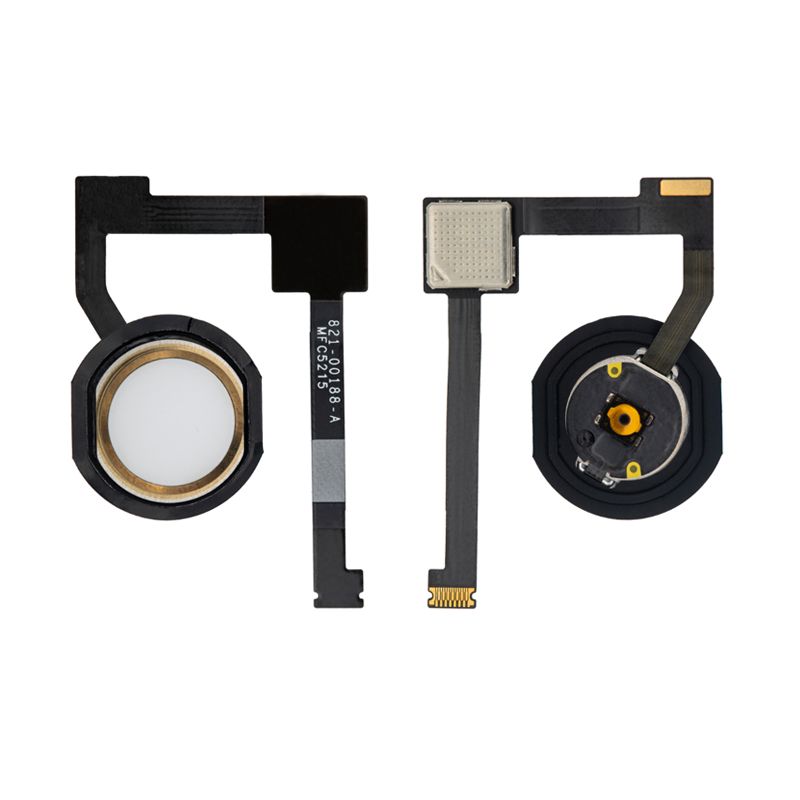 Home Button With Flex for iPad Pro 12.9" (1st Gen)/Air 2 (Gold)