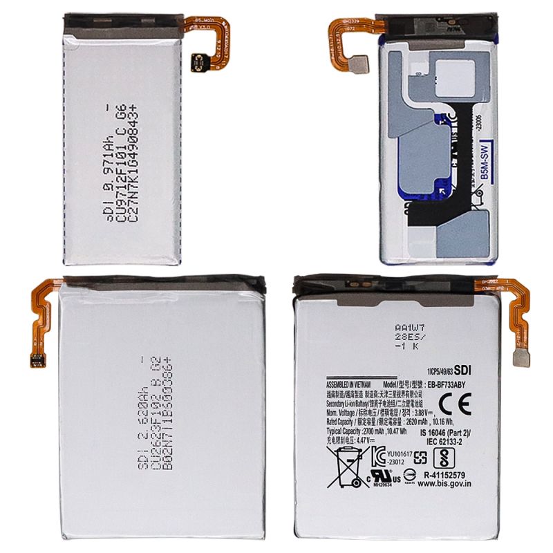 Battery for Samsung Galaxy Z Flip5(EB-BF732/733ABY)(2 Piece Set)