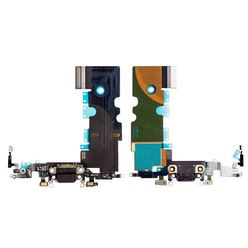 Charging Port Flex Cable(With Mic,Antenna) for iPhone 8/SE(2020)(Black)