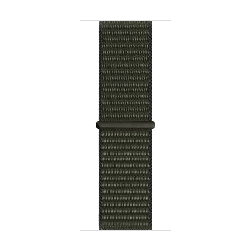 Woven nylon strap for iwatch38/40/41mm(Army Green)