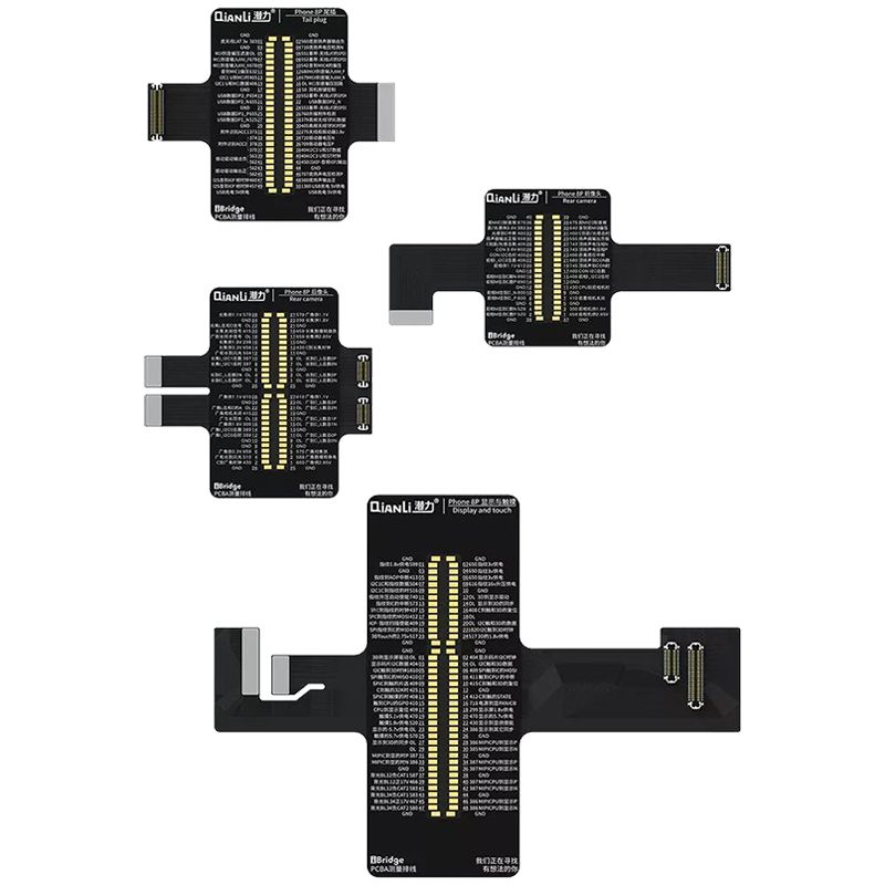 iBridge PCBA Testing Cable for Front Camera/Rear Camera/Dock Connector and Touch for iPhone 8 Plus